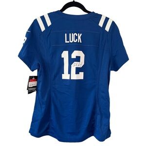 NWT NFL Nike On Field Andrew Luck Autographed Indianapolis Colts Jersey Size L